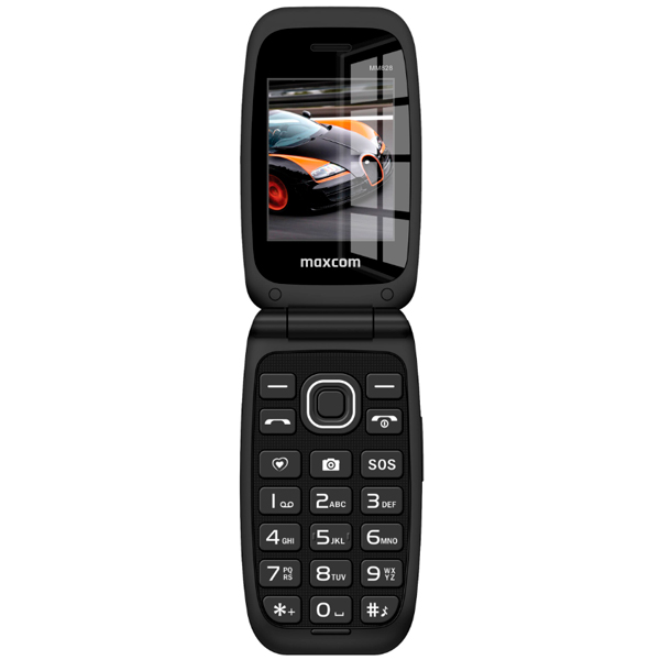 MAXCOM PHONE 4G DUAL SIM 2.4"CAMERA BOTAO SOS BLACK MM828