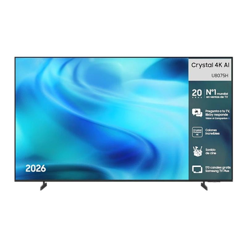 SAMSUNG TV 75"TU75U8075H CRYSTAL UHD SMART TV BT