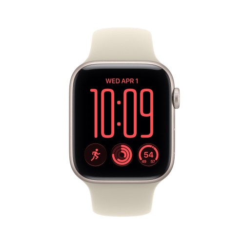 Apple Watch Se 3 Gps + Cellular 44mm Starlight Aluminium Case With Sand Sport Band - M/L