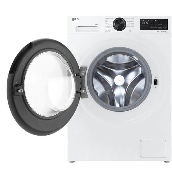 MÁQUINA DE LAVAR E SECAR ROUPA LG - W4X5096TLB