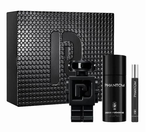 Paco Rabanne Set Phantom Parfum 100ml / Desodorante 150ml / Mini 10ml Coffret