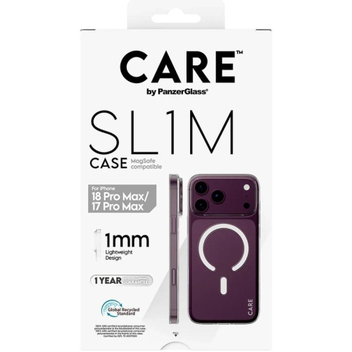 Care SL1M Case Transpar. MagSafe iP 18PrMx 17PrMx