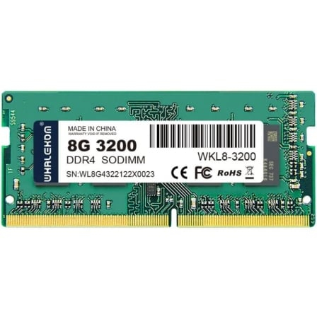 Memória RAM SO-DIMM Whalekom WK4SO32 8 GB DDR4 3200 MHz CL19 1.2 V