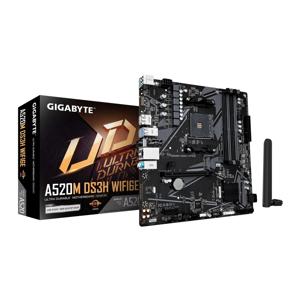 Gigabyte A520M DS3H Motherboard WIFI6E AMD A520 AM4 DDR4 Micro ATX