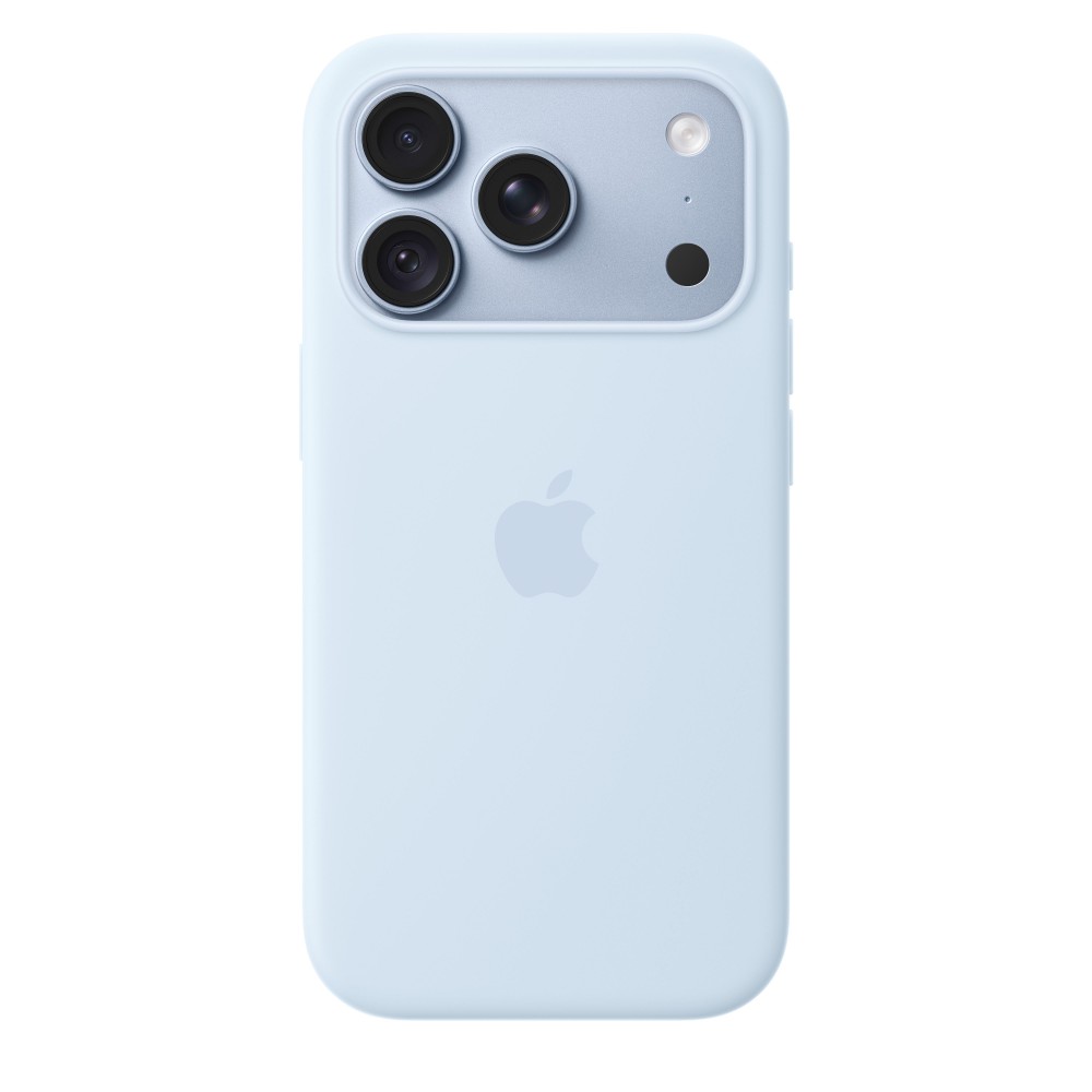 Apple iPhone 18 Pro Silicone Case With Magsafe Crisp Blue