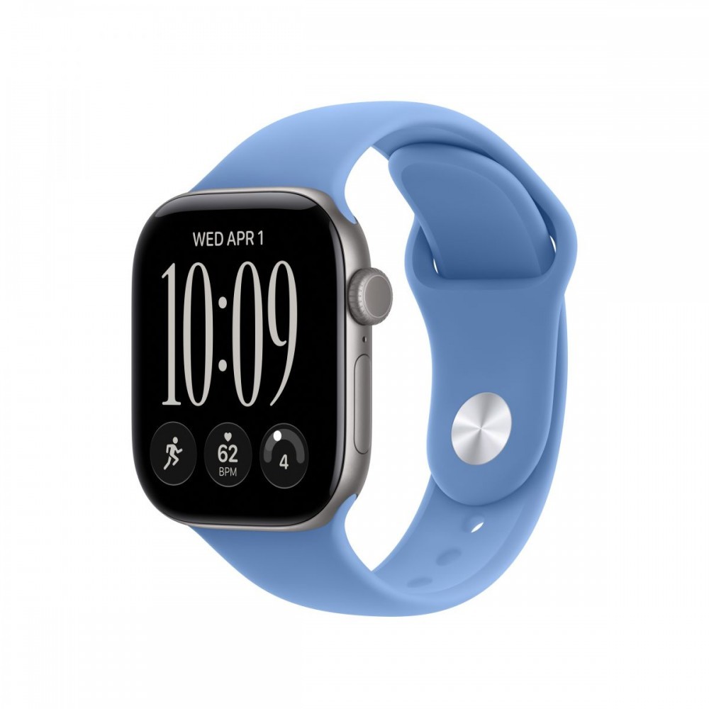 Apple 40mm Wildflower Blue Sport Band S/M