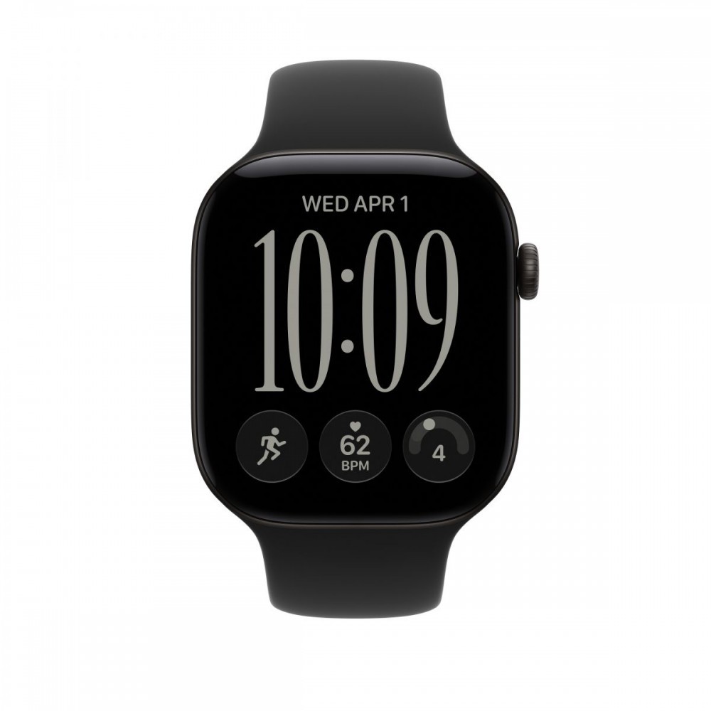 Apple 46mm Black Sport Band - S/M