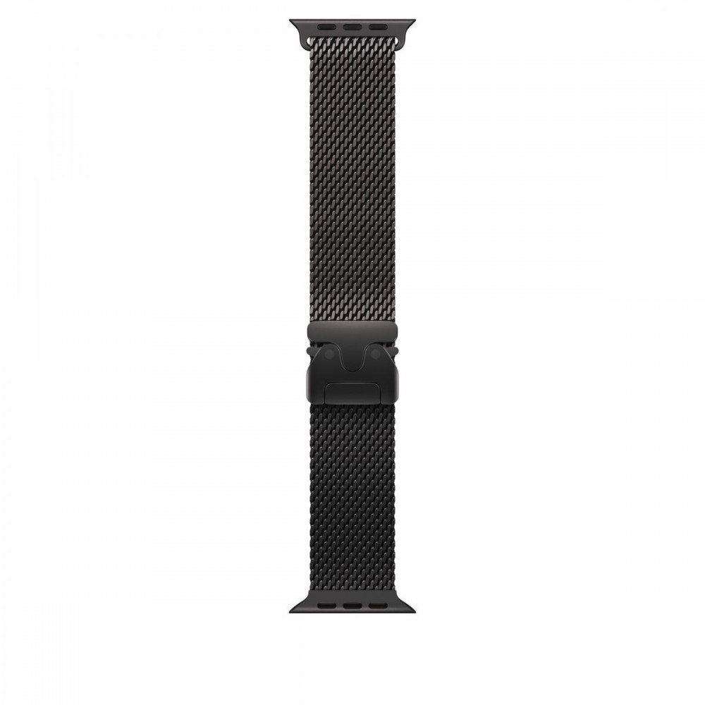 Apple 49mm Black Titanium Milanese Loop - Medium