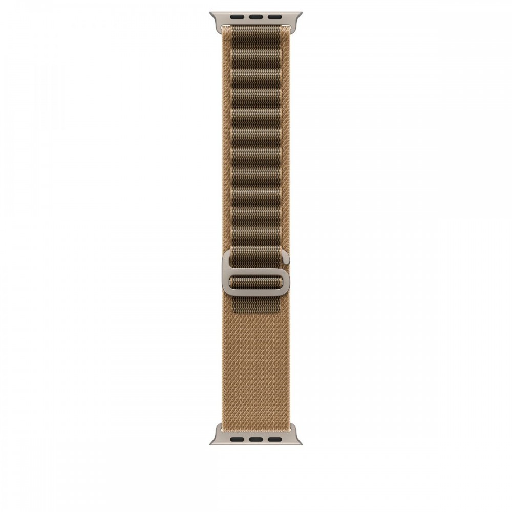 Apple 49mm Desert Alpine Loop - Large - Natural Titanium Finish