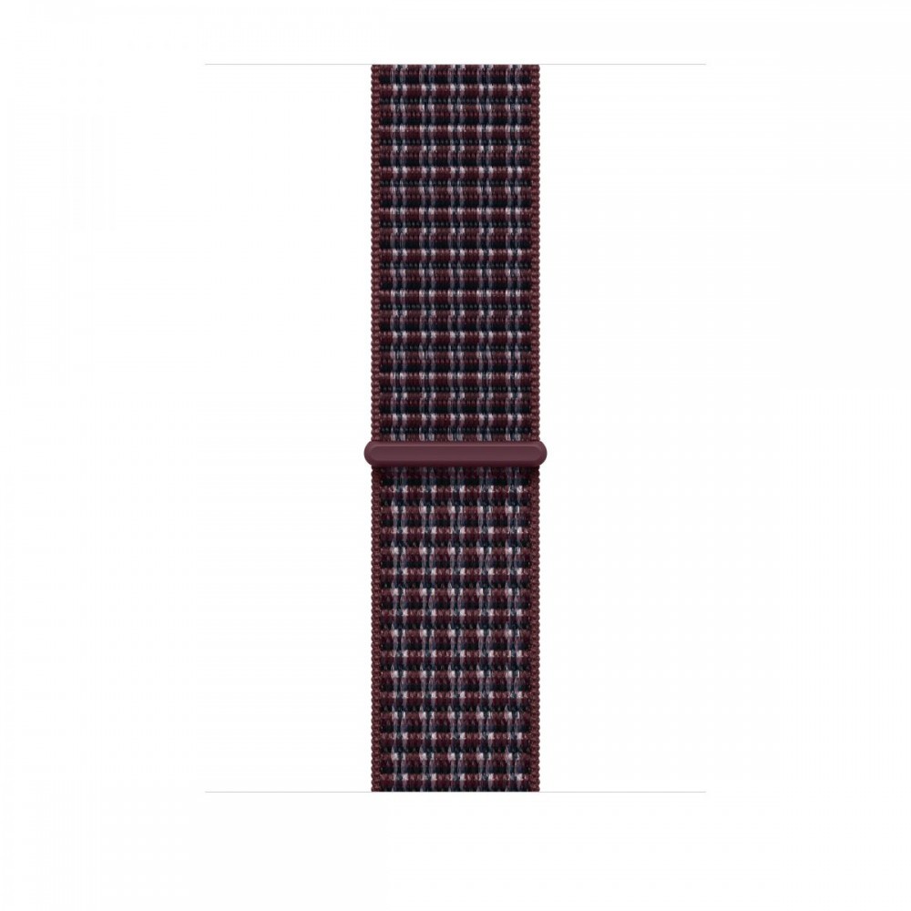 Apple 46mm Burgundy Plaid Sport Loop