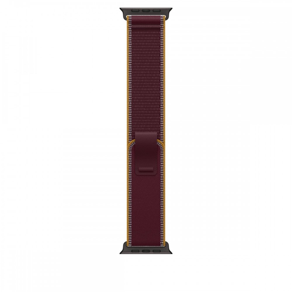 Apple 49mm Burgundy Trail Loop S/M Black Titanium Finish