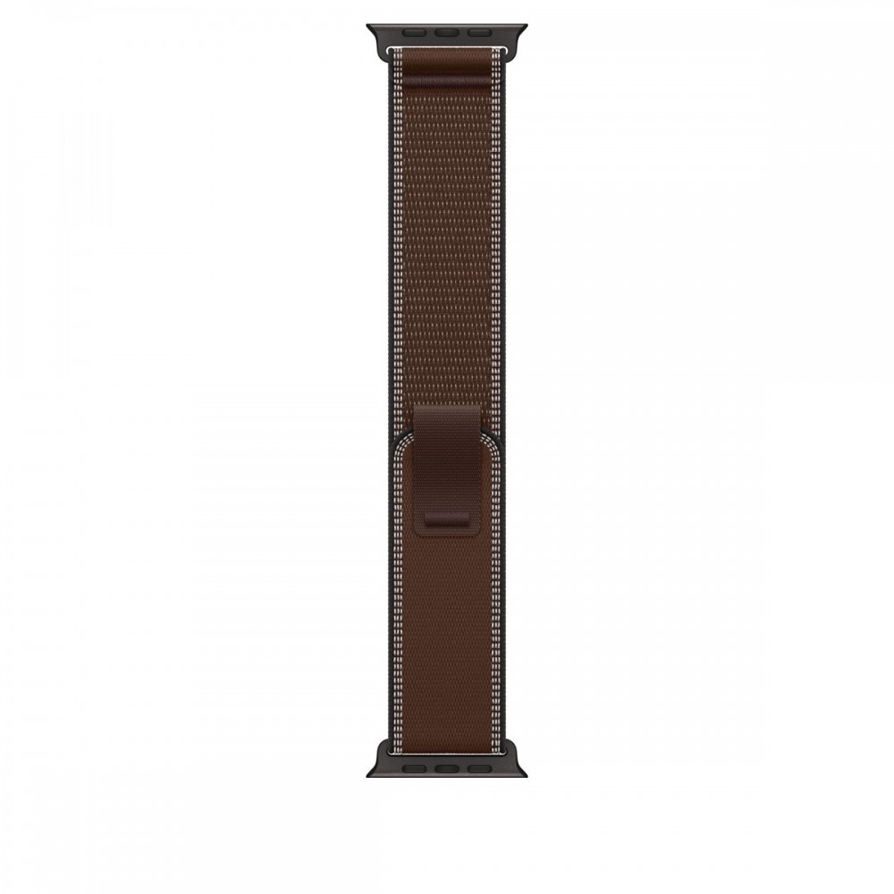 Apple 49mm Dark Umber Trail Loop M/L Black Titanium Finish