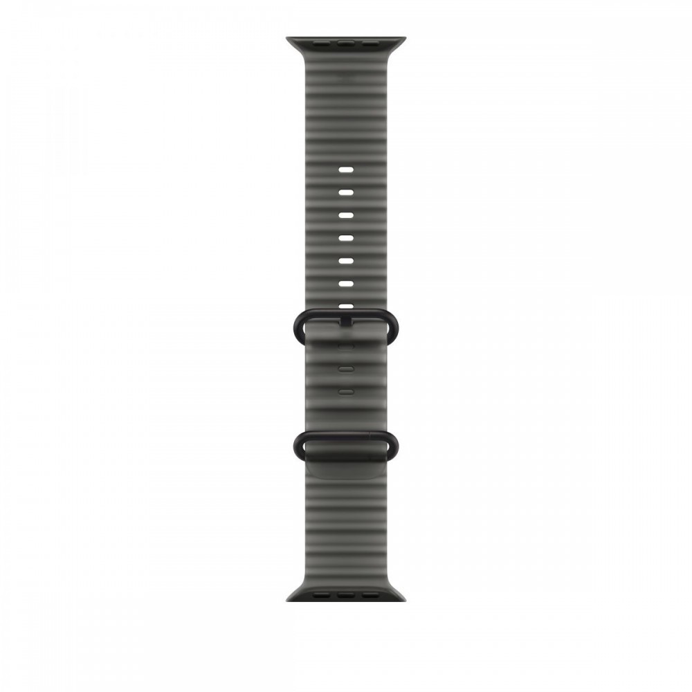 Apple 49mm Translucent Black Ocean Band Black Titanium Finish