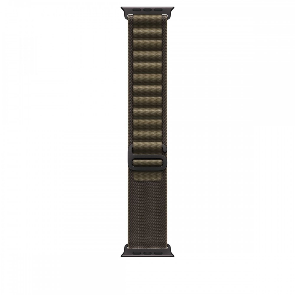 Apple 49mm Dark Olive Alpine Loop Small Black Titanium Finish