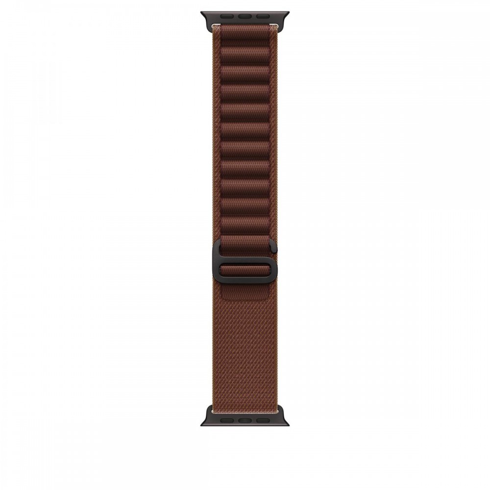 Apple 49mm Burgundy Alpine Loop Medium Black Titanium Finish