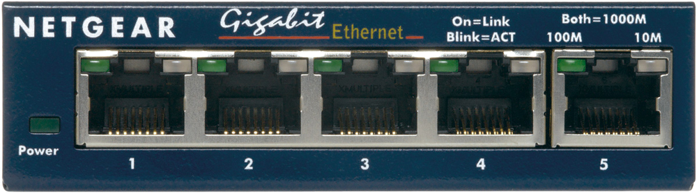 -SWITCH 5 PTOS GIGABIT GS105GE
