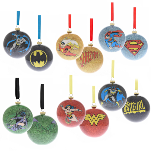 Conjunto de 6 Bolas de Natal DC Comics:Heroes - Widdop