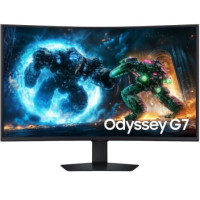 Monitor Gaming Curvo Samsung Odyssey G7 G75F 37"  4K 1ms  165Hz/ VA Regulavel em Altura Preto