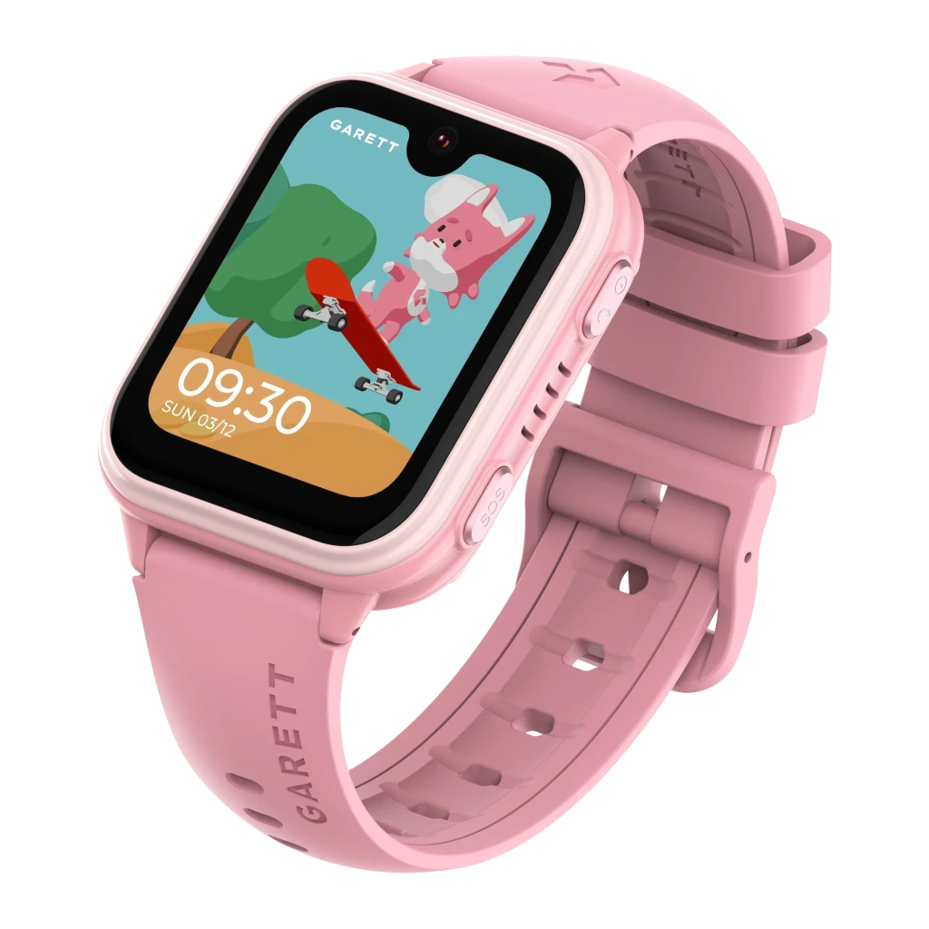Garett Kids Vibe 4G Rosa Chamadas SOS Câmara GPS IP67