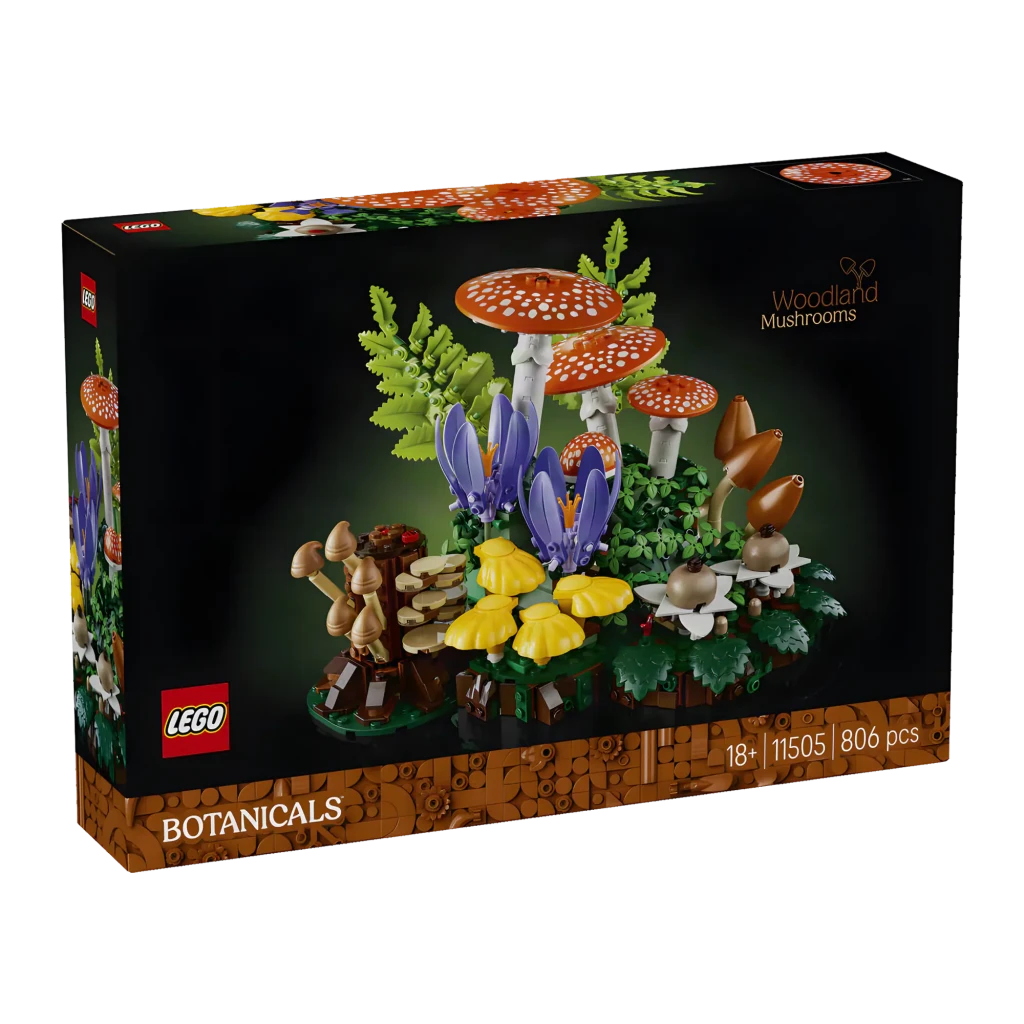 Set de construção LEGO Botanicals Cogumelos da Floresta 11505 806 peças