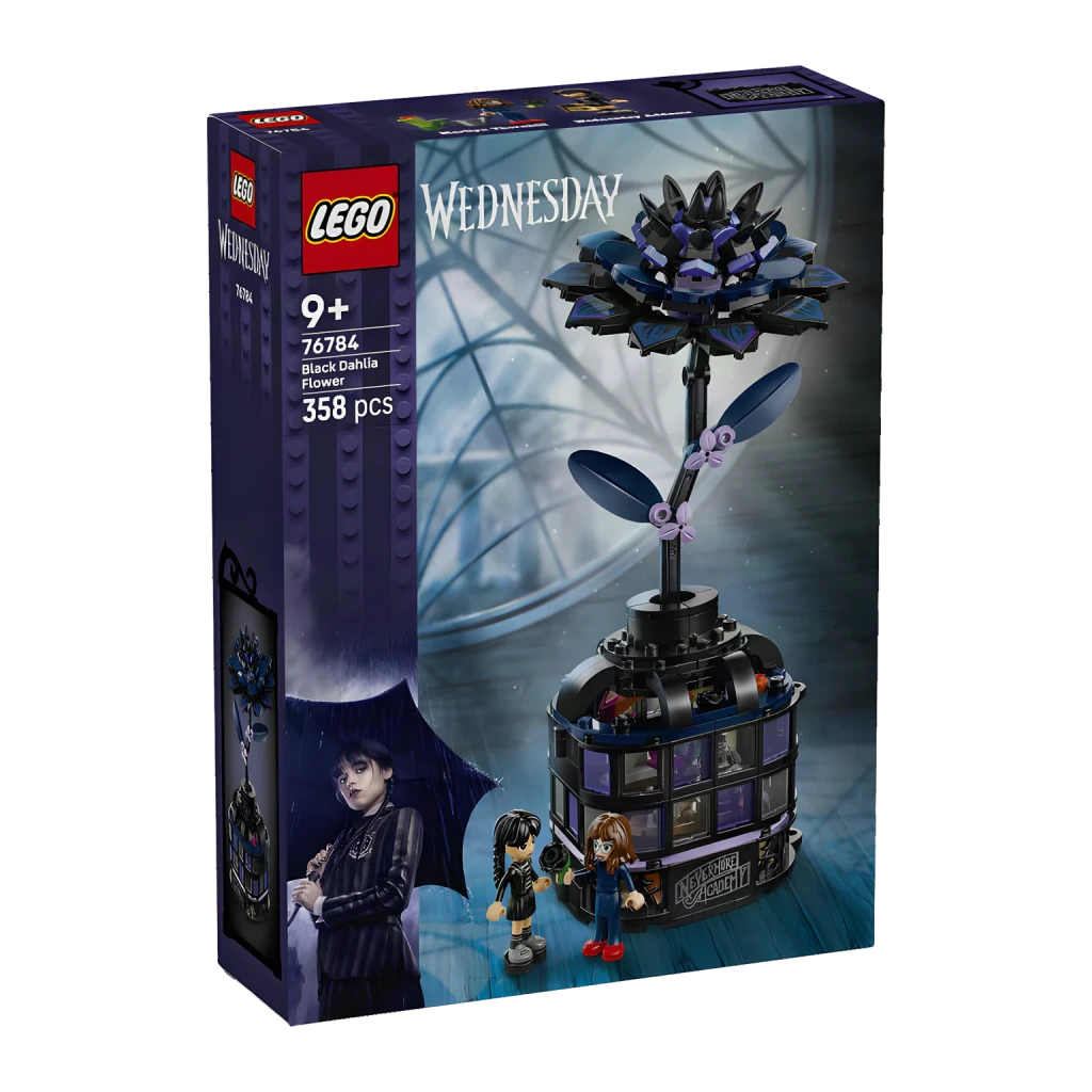 Set LEGO Wednesday 76784 Black Dahlia 358 peças Wednesday Addams