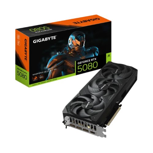 PLACA GRÁFICA GIGABYTE RTX 5080 16GB WINDFORCE OC V2 SFF
