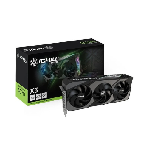 PLACA GRÁFICA INNO3D RTX 5070 ICHILL X3 OC 16GB