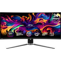 Monitor Curvo MSI MPG MAG 341CQPX QD-OLED 34" UWQHD 21:9 240Hz G-SYNC Compatible / VESA Adaptive Sync