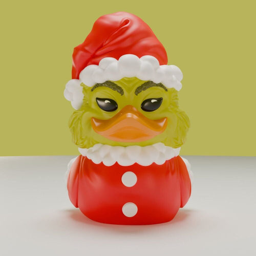 Figura Pato de goma Santa Outfit El Grinch 5cm