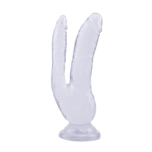 Dildo Doble 8 - 20cm Transparente