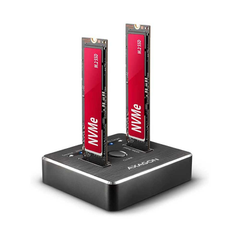 Axagon ADSA-M2C. Duplicadora 2x NVMe M.2 USB-C 3.2.