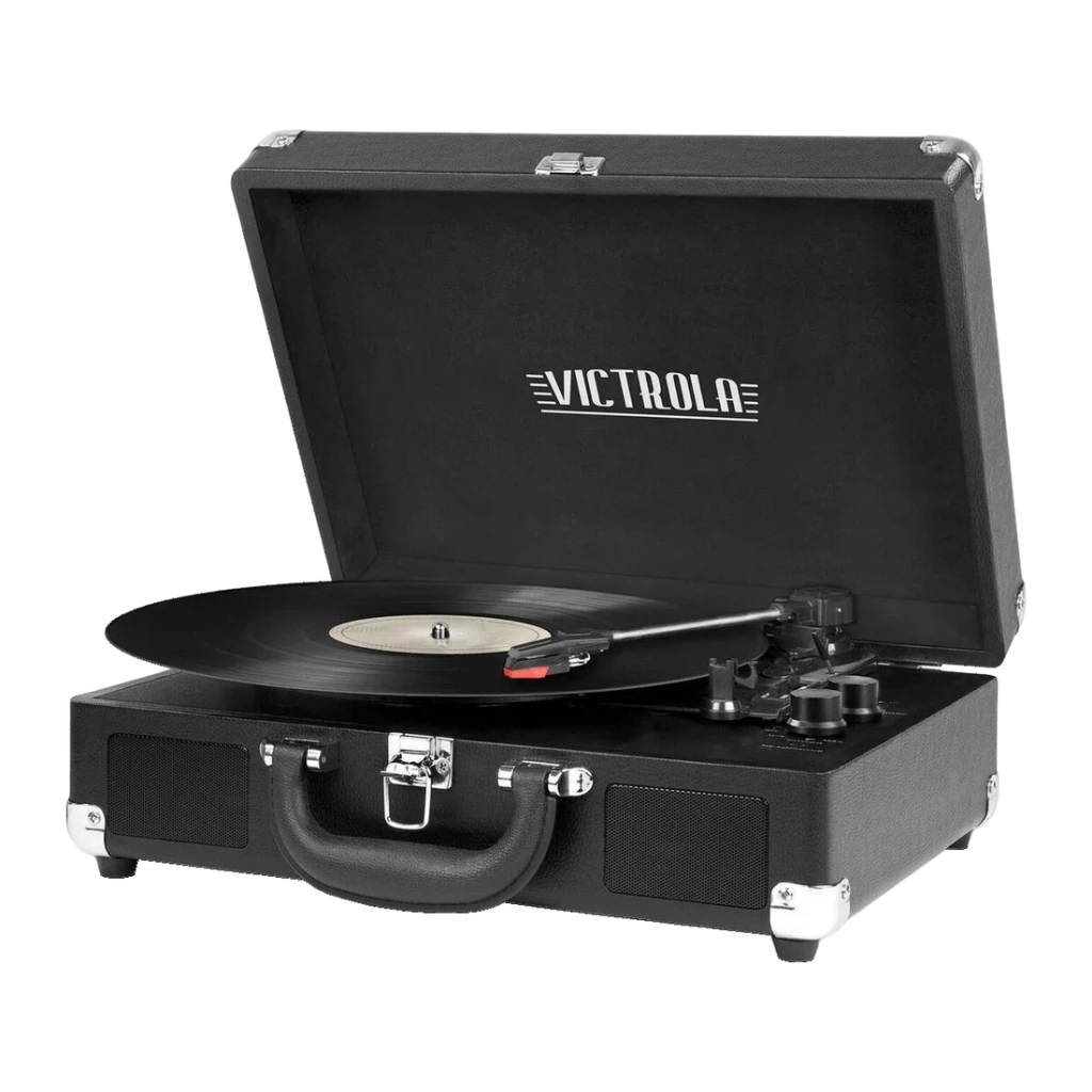 Gira-discos Victrola Journey VSC-550BT Suitcase Preto 3W Bluetooth