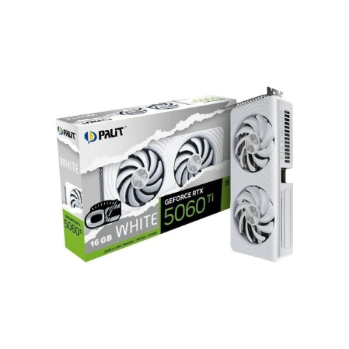 PLACA GRÁFICA PALIT RTX 5060TI 16GB WHITE OC