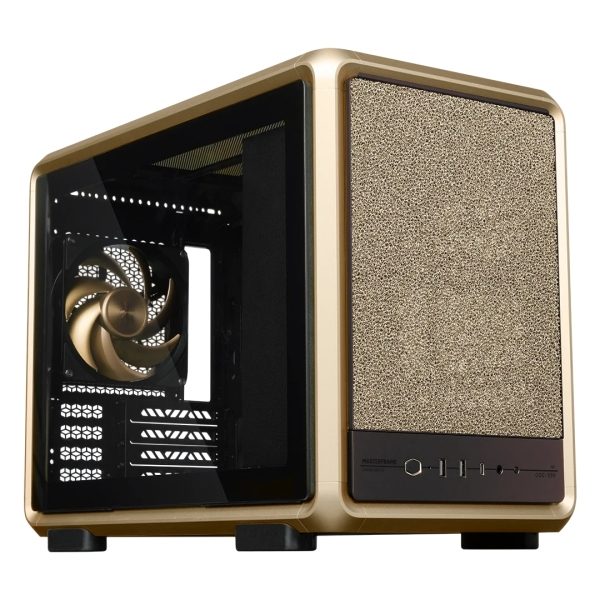 Caixa Micro-ATX Cooler Master MasterFrame 400 Mesh Gold Limited Edition Dourado