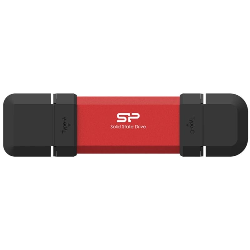 Silicon Power Memoria USB DS72 250GB USB A+C 3.2 Gen2 Vermelho