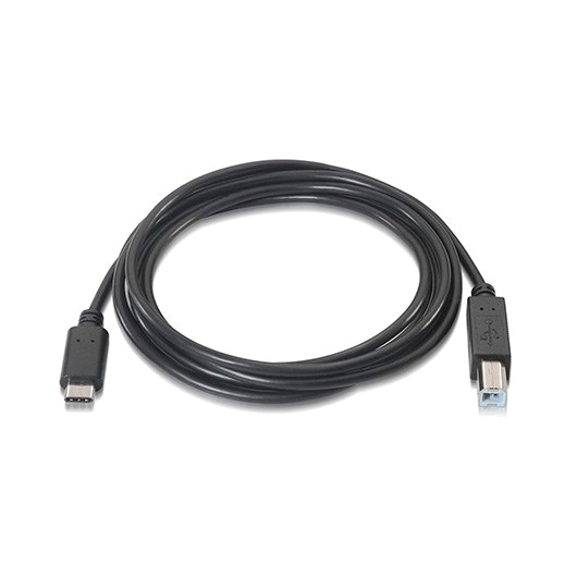 CABO USB(B) 2.0 A USB(C) 2.0 AISENS 2M Preto