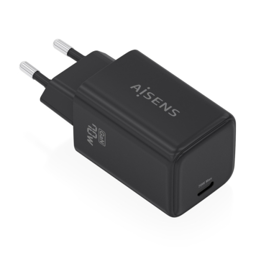 Aisens Cargador GAN 70W - 1x USB-C PD3.2 QC4.0 - Color Negro
