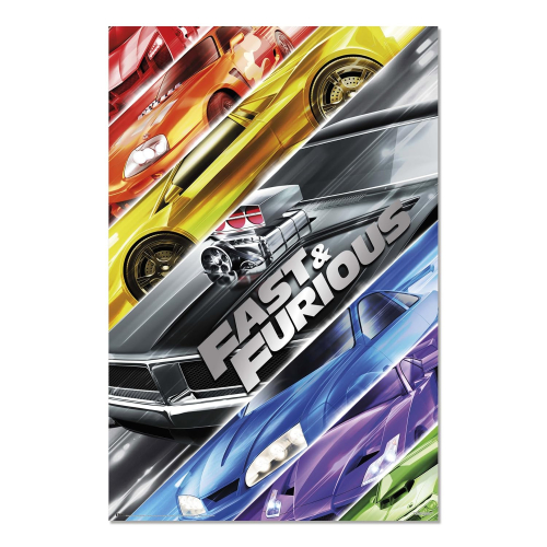 Póster Fast &Furious – Carros