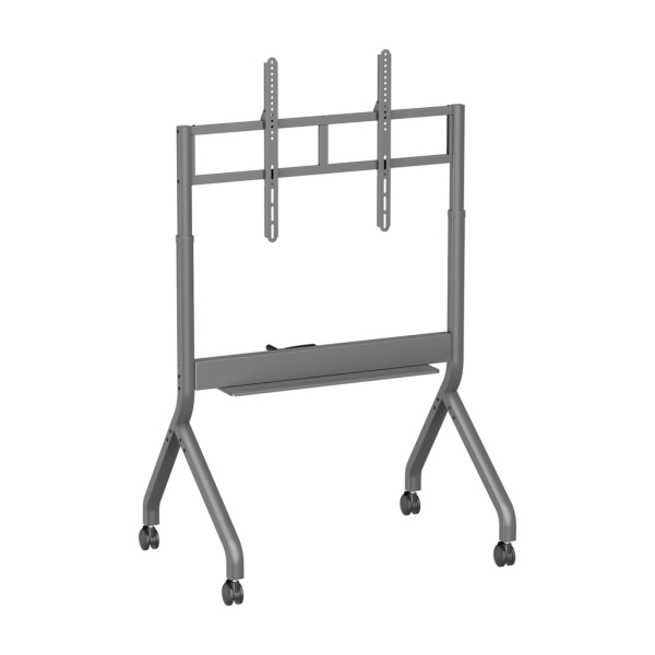 Suporte de chão Aisens FT90F-471 ECO para monitores/TVs interativos de 55 a 90 polegadas - Bandeja multiusos - Manivela de elevação - Peso máximo:90