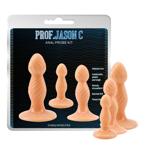 Anal Probe Set de 3 Plugs Anales