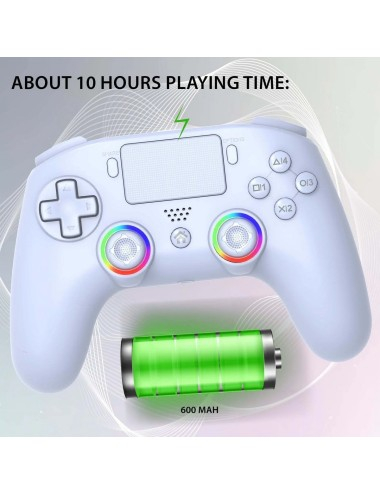 Comando Sem Fios Subsonic - PS5 Wireless LED Controller White