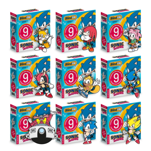 Pins Colecionáveis Erik:Sonic the Hedgehog - Série 1 (Blind Bag)