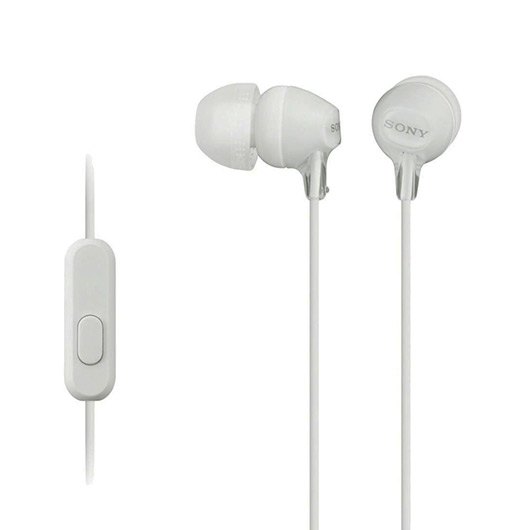 AURICULARES C/MICRO SONY MDR-EX15AP Branco