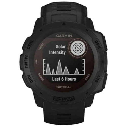 SMARTWATCH GARMIN INSTINCT SOLAR TACTICAL PRETO
