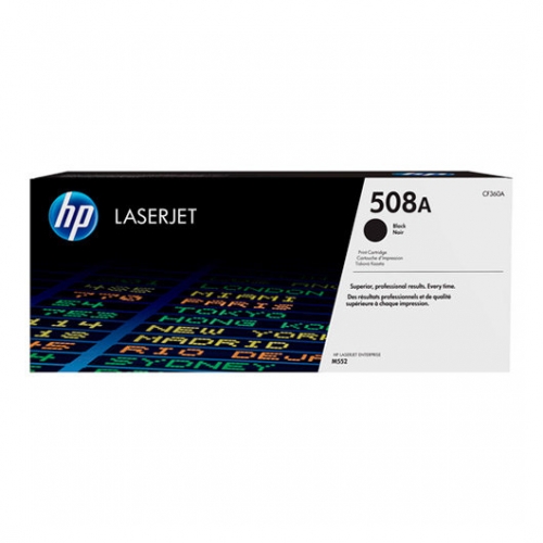 Toner Original HP Laserjet 508A CF360A Preto