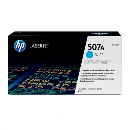 Toner HP 507A Ciano - LaserJet Enterprise M551/ 575,LaserJet Pro M570