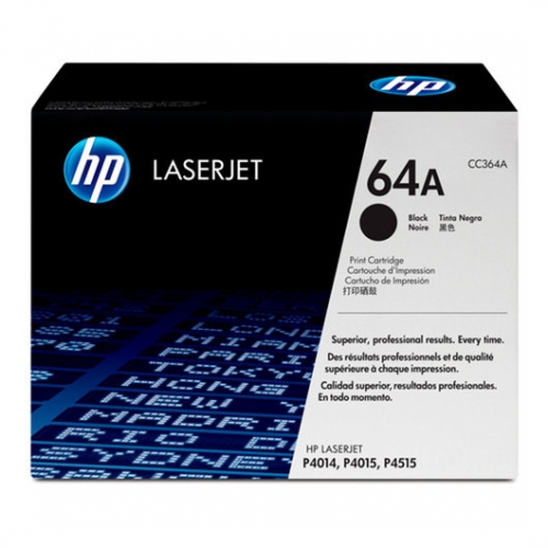 Toner Original HP Laserjet 64A CC364A Preto