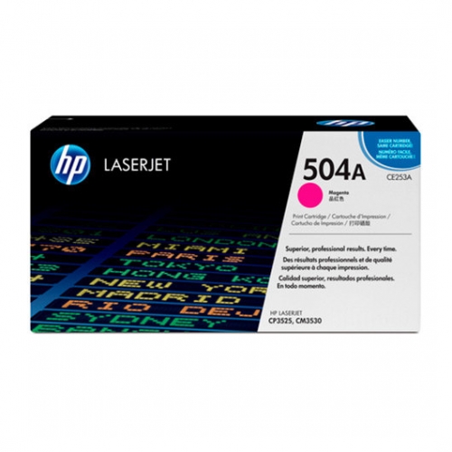 Toner Original HP Laserjet 504A CE253A Magenta