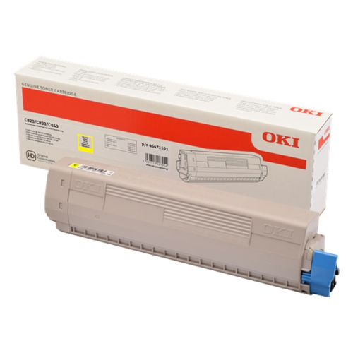 Toner Original OKI 46471101 Amarelo