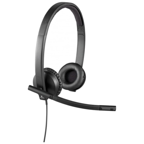 AURICULARES C/MICRO LOGITECH H570E ESTEREO Preto